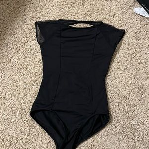 Capezio open back leotard